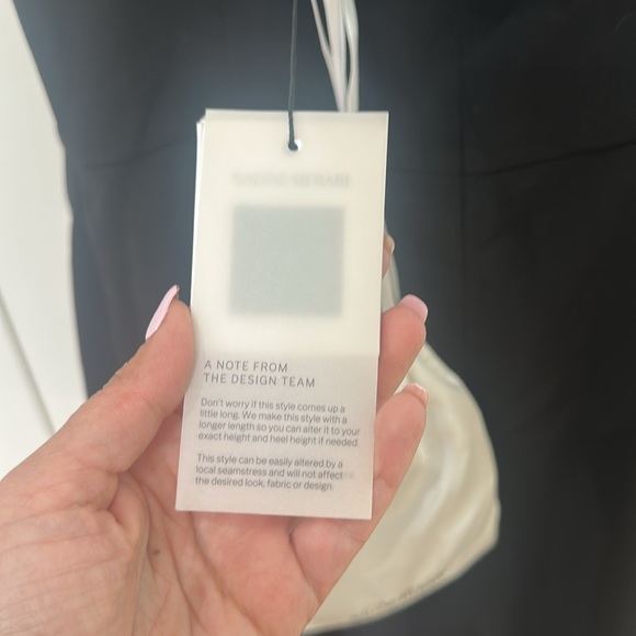 Nadine Merabi Sabrina Black Jumpsuit NWT US12 - Picture 9 of 9